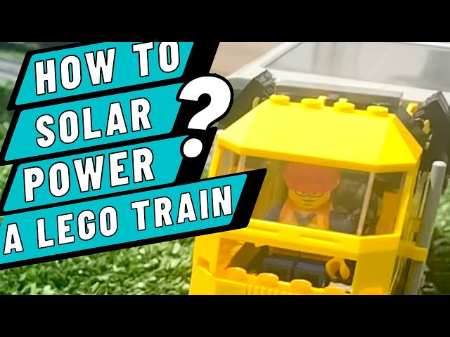 How I Solar Powered my LEGO Train – Batteries Not Required