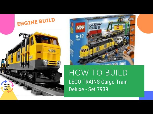 LEGO 7939 Cargo Train Part 1 Full Build – 7939 LEGO® TRAINS Cargo Train Deluxe – Engine Bags 1 and 2