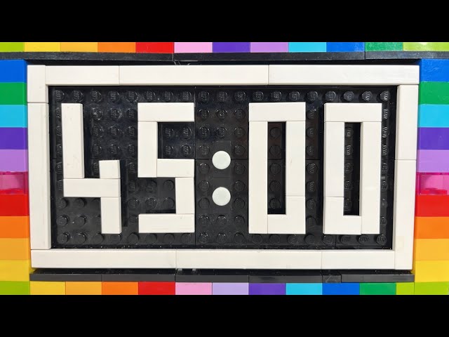 45 Minute Timer LEGO Clock Countdown