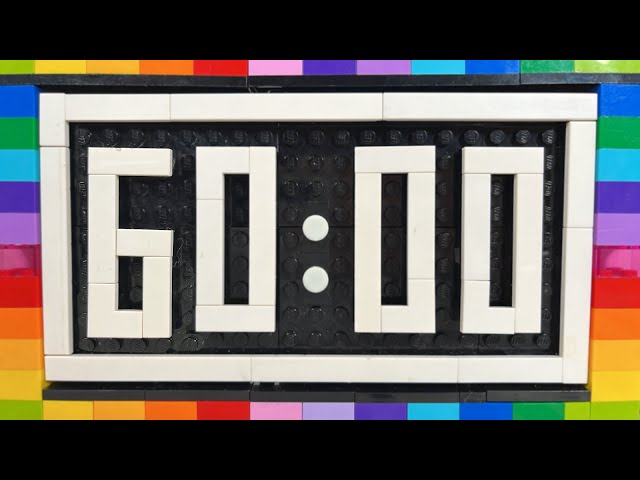 60 minutes Timer  1 Hour Countdown LEGO Clock