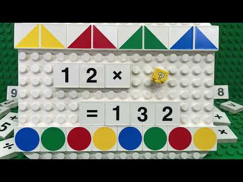 12 x Times Table | Learn to Multiply by Twelve with LEGO Duplo Blocks | Multiplication Math Help