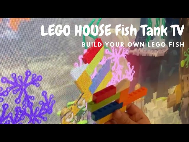 Fish Tank TV LEGO House | How to build a LEGO Fish for Fish Tank TV