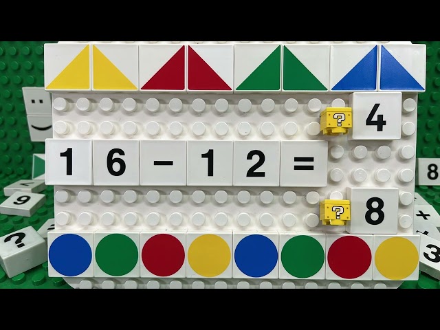 Mental Maths 0-20 Subtraction Quiz #1 | LEGO numbers | Homeschool & Class Learn Subtracting Basics