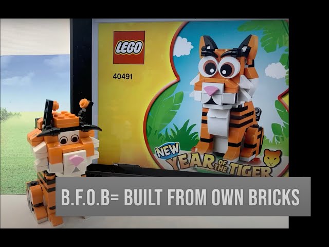 LEGO Year of the Tiger 40491 Lunar New Year – BFOB – Built from Own Bricks  – Super Ideas Lab