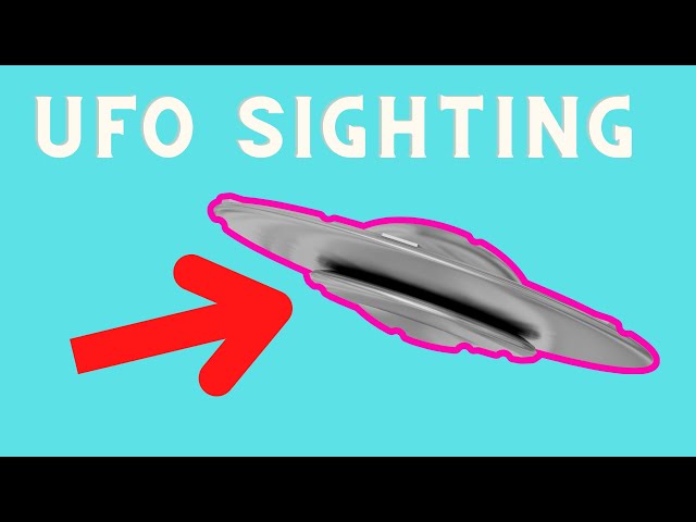 UFO sighting!!!! (made with video editing on after effects)