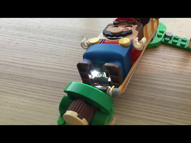 Super Mario Lego Set. Mario Wakes Up